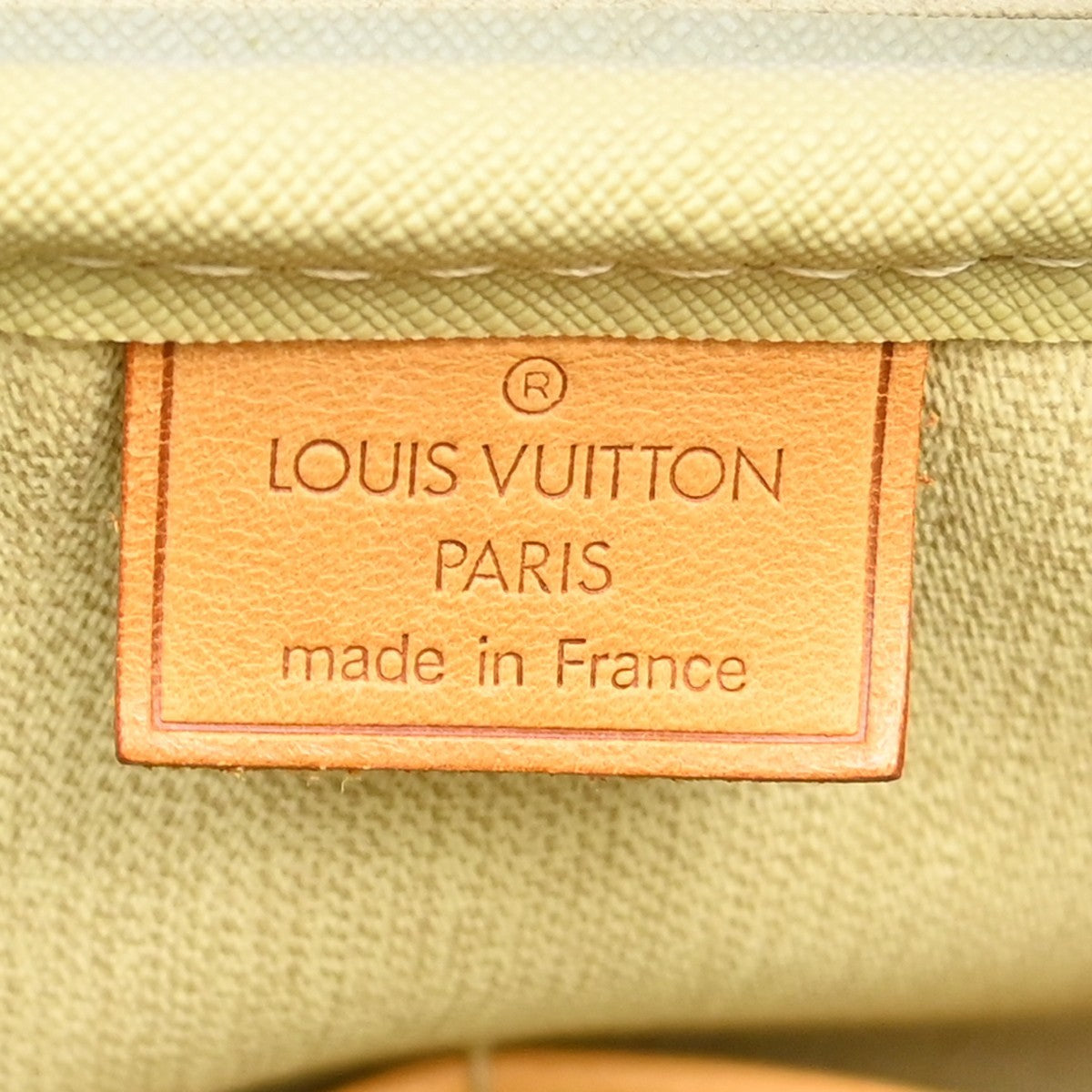 Louis Vuitton Deauville Handbag Monogram Canvas, Brown, Canvas, Handbag