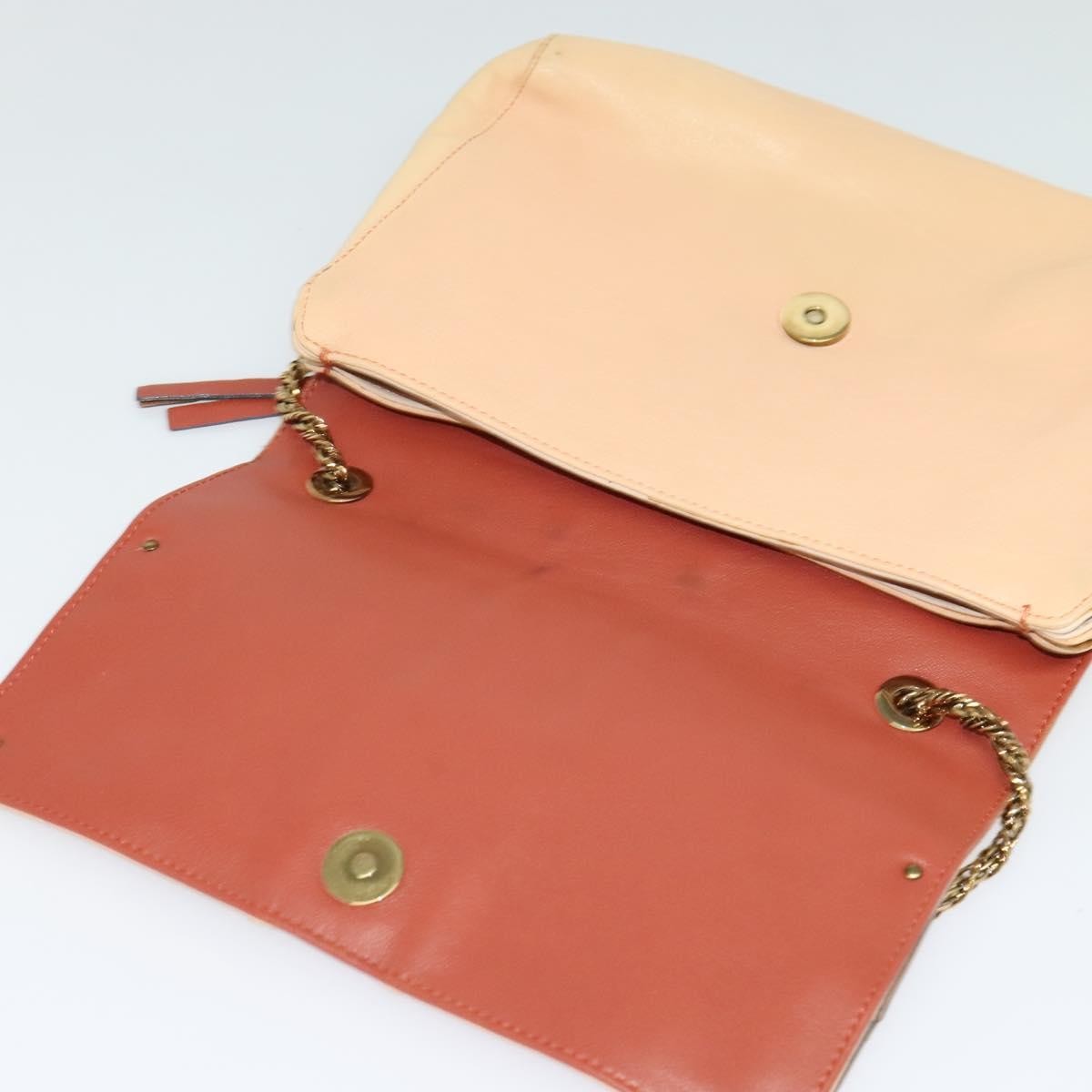 Chloe Vintage Flap shoulder bag Leather, BEIGE, LEATHER, Shoulder bag