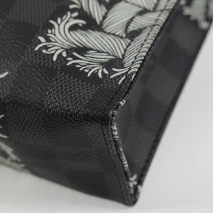 Louis Vuitton Pochette Voyage Limited Edition Nemeth Damier Graphite, Black, Canvas, Clutch