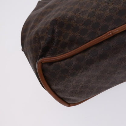 Celine Vintage Macadam Shoulder Bag Canvas, BROWN, CANVAS, Shoulder bag