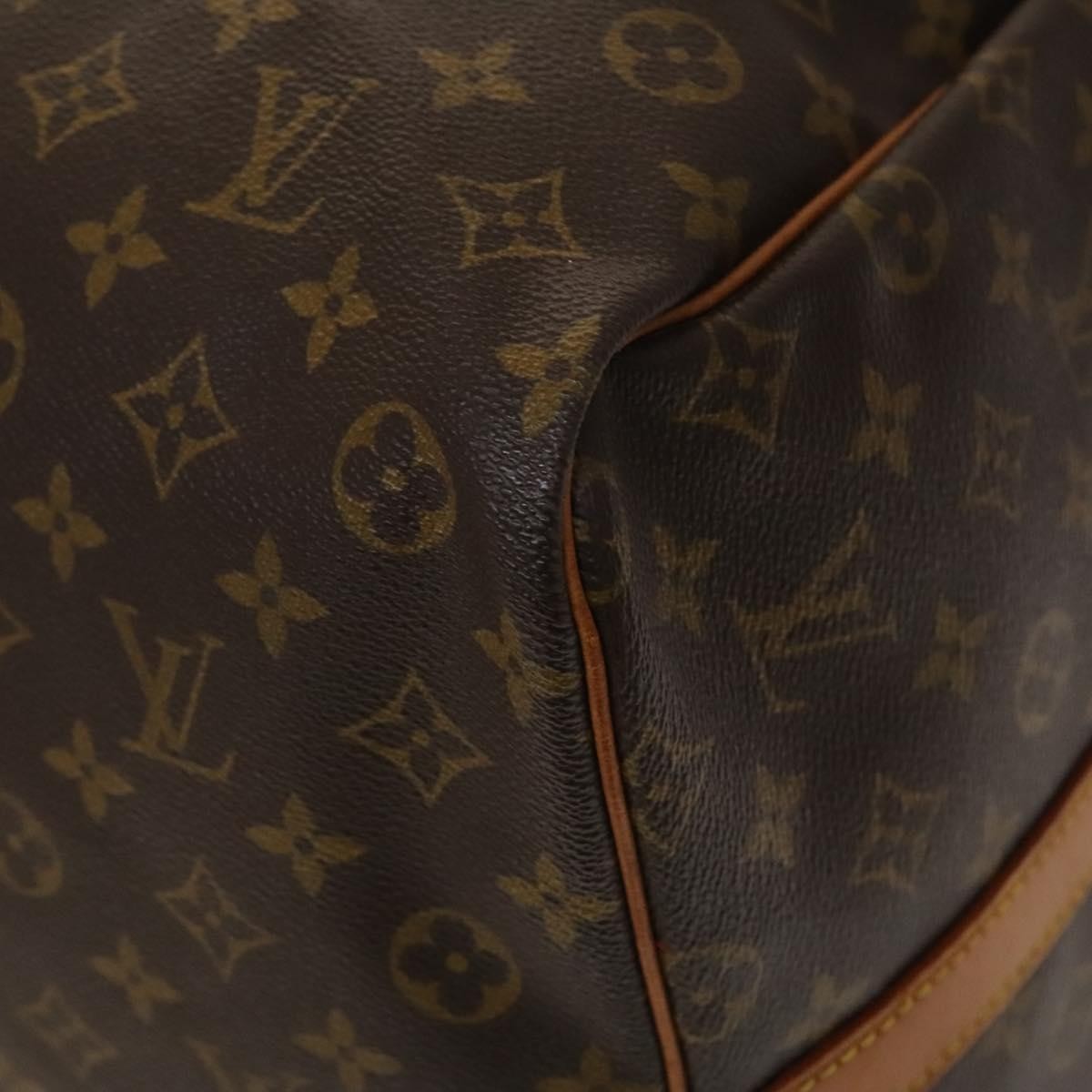 Louis Vuitton Keepall Bandouliere Bag Monogram Canvas, BROWN, CANVAS, Travel bag