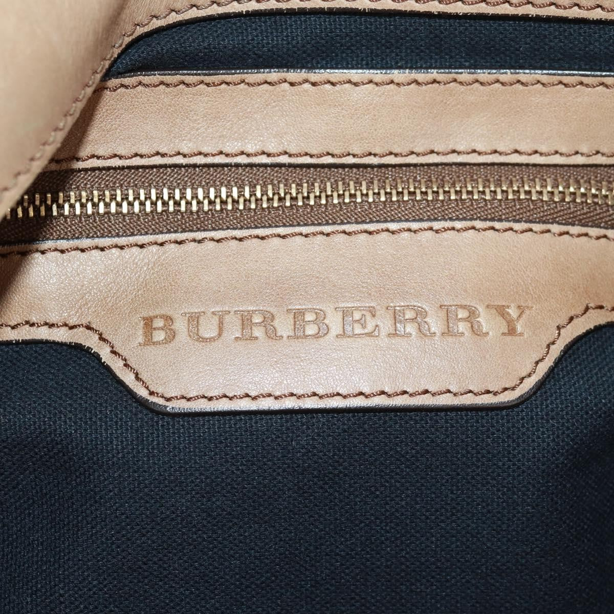 Burberry Brecon Convertible Tote House Check Canvas, BEIGE, CANVAS, Tote bag