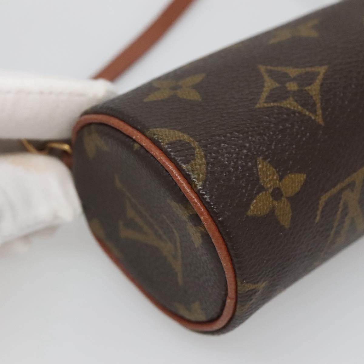 Louis Vuitton Papillon Pochette Monogram Canvas, BROWN, CANVAS, Clutche & pouche