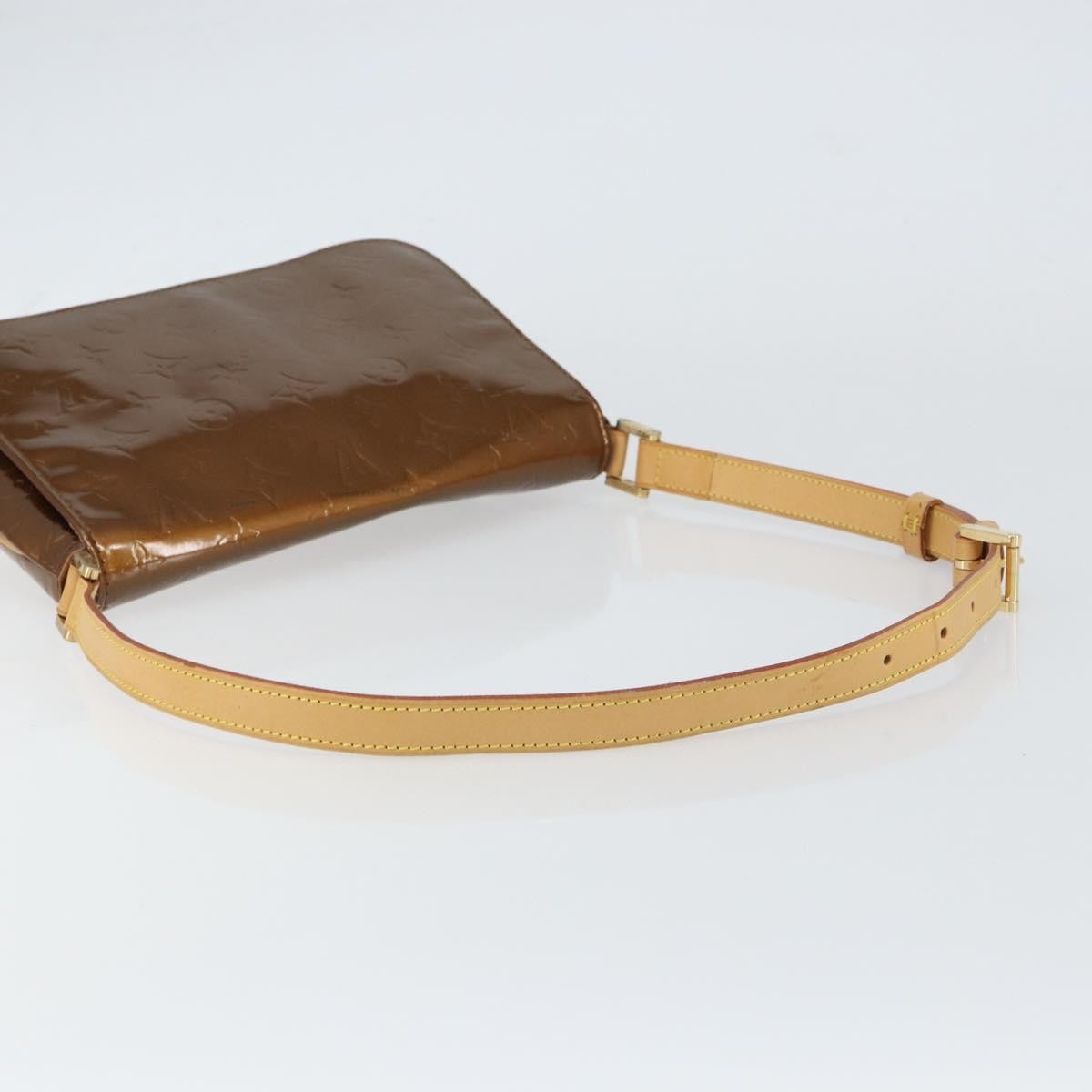 Louis Vuitton Thompson Street Handbag Monogram Vernis, BROWN, PATENT_LEATHER, Shoulder bag