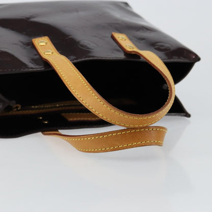 Louis Vuitton Reade Handbag Monogram Vernis, BURGUNDY, PATENT_LEATHER, Handbag