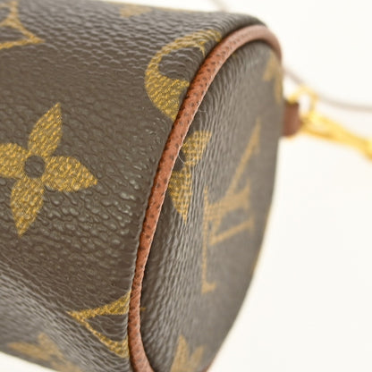 Louis Vuitton Papillon Pochette Monogram Canvas, BROWN, CANVAS, Clutche & pouche