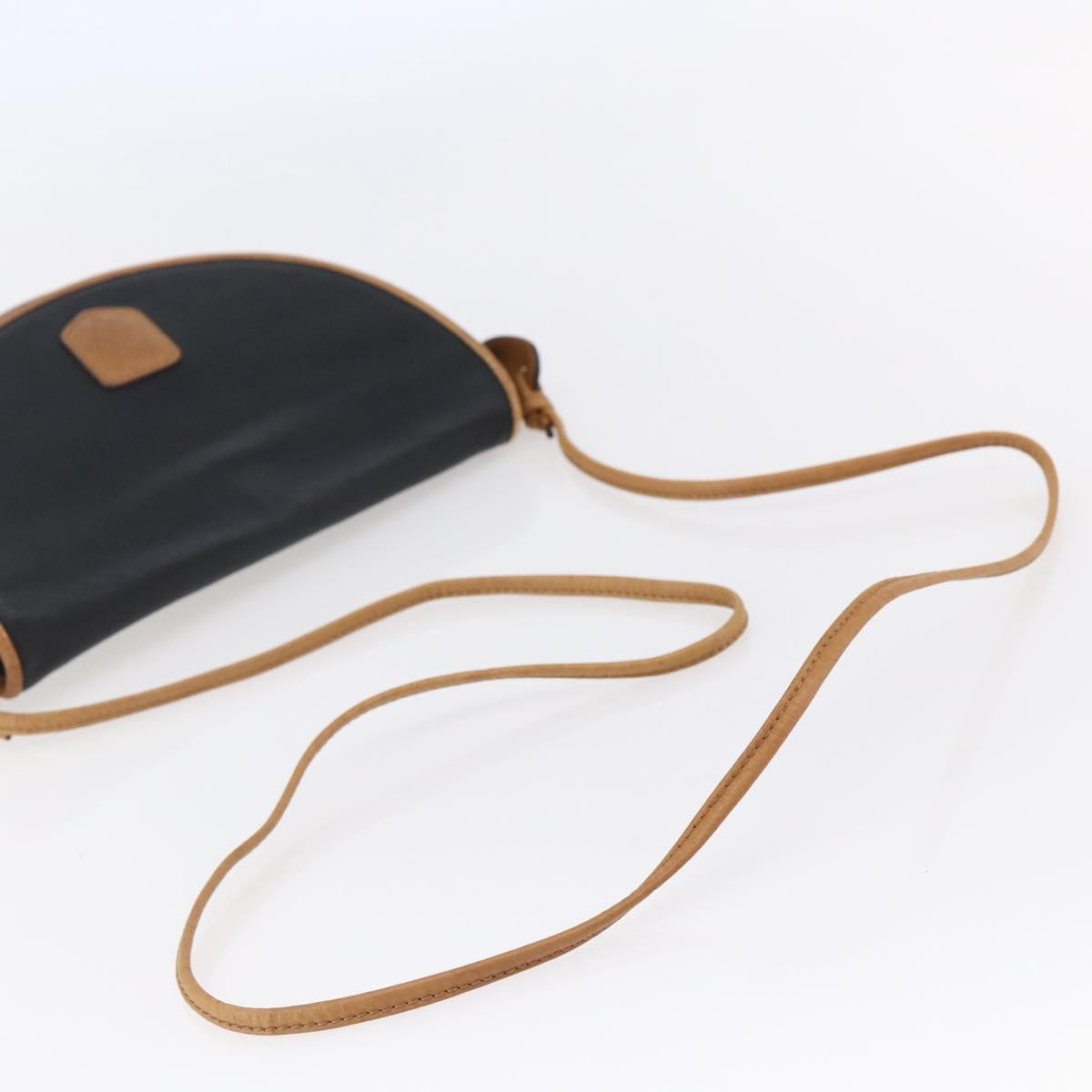 Celine Flap Shoulder Bag Leather, BLACK, LEATHER, Shoulder bag
