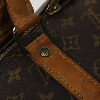 Louis Vuitton Keepall Bandouliere Bag Monogram Canvas, BROWN, CANVAS, Travel bag