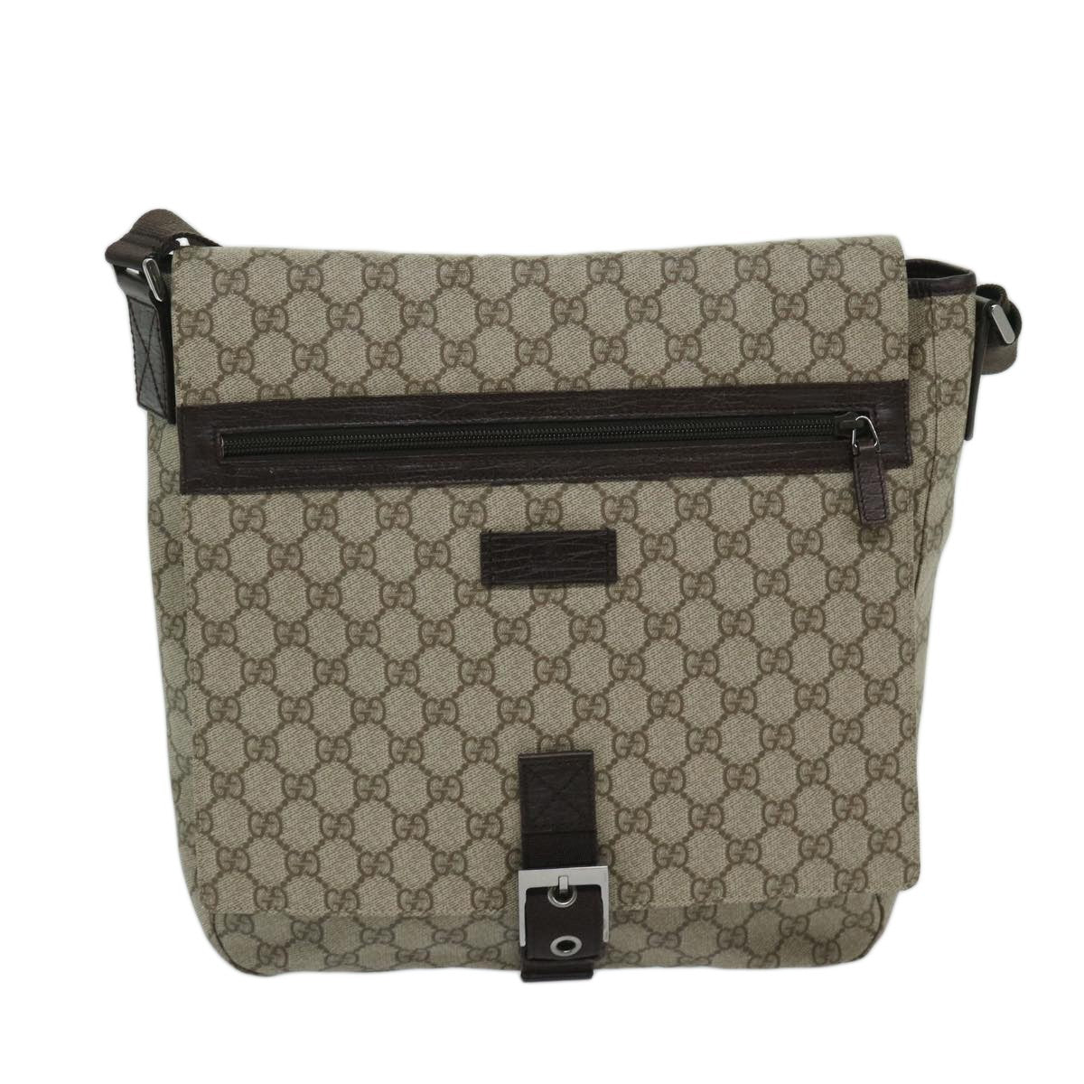 Gucci GG Supreme Messenger Bag GG canvas, BEIGE, CANVAS, Shoulder bag