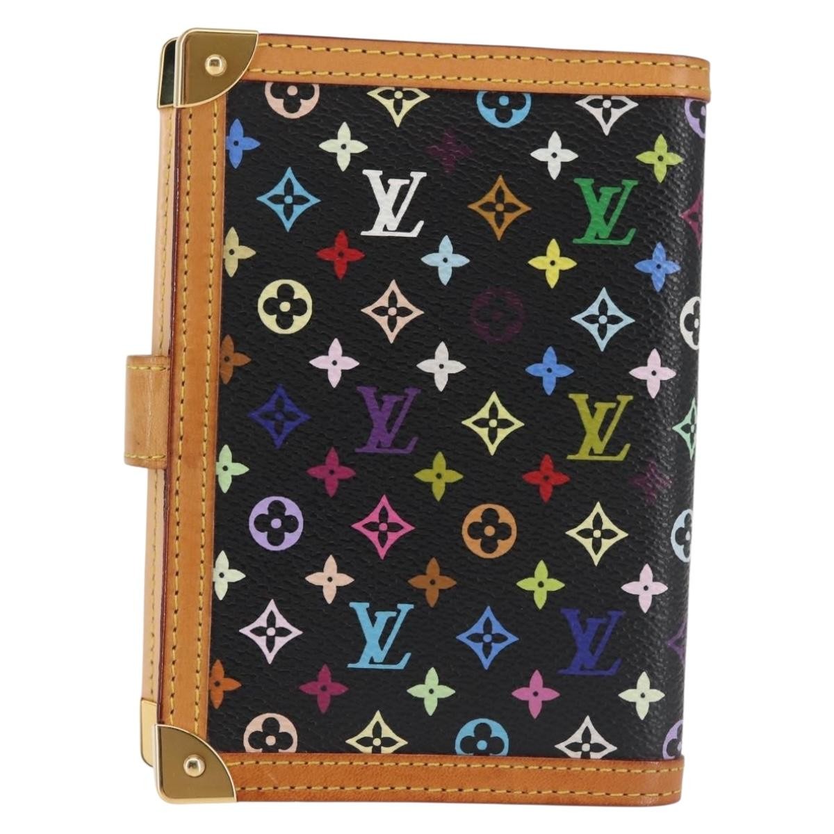 Louis Vuitton Agenda Cover Canvas Multicolor, BLACK, CANVAS, Toiletry Case