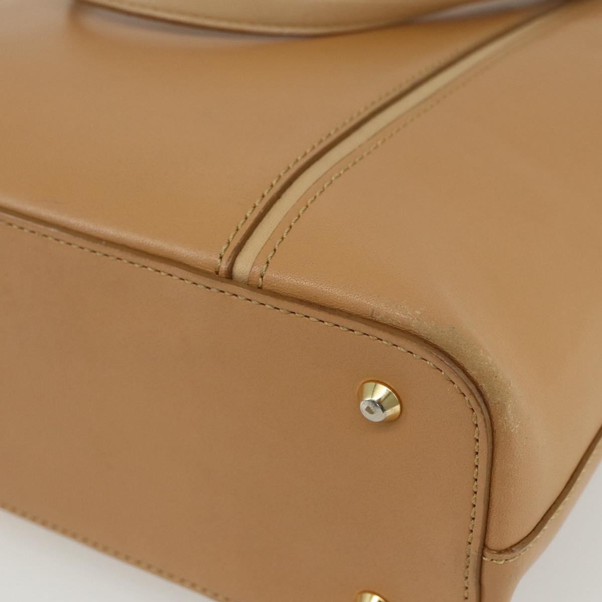 Burberry Vintage Handbag Leather, BEIGE, LEATHER, Handbag