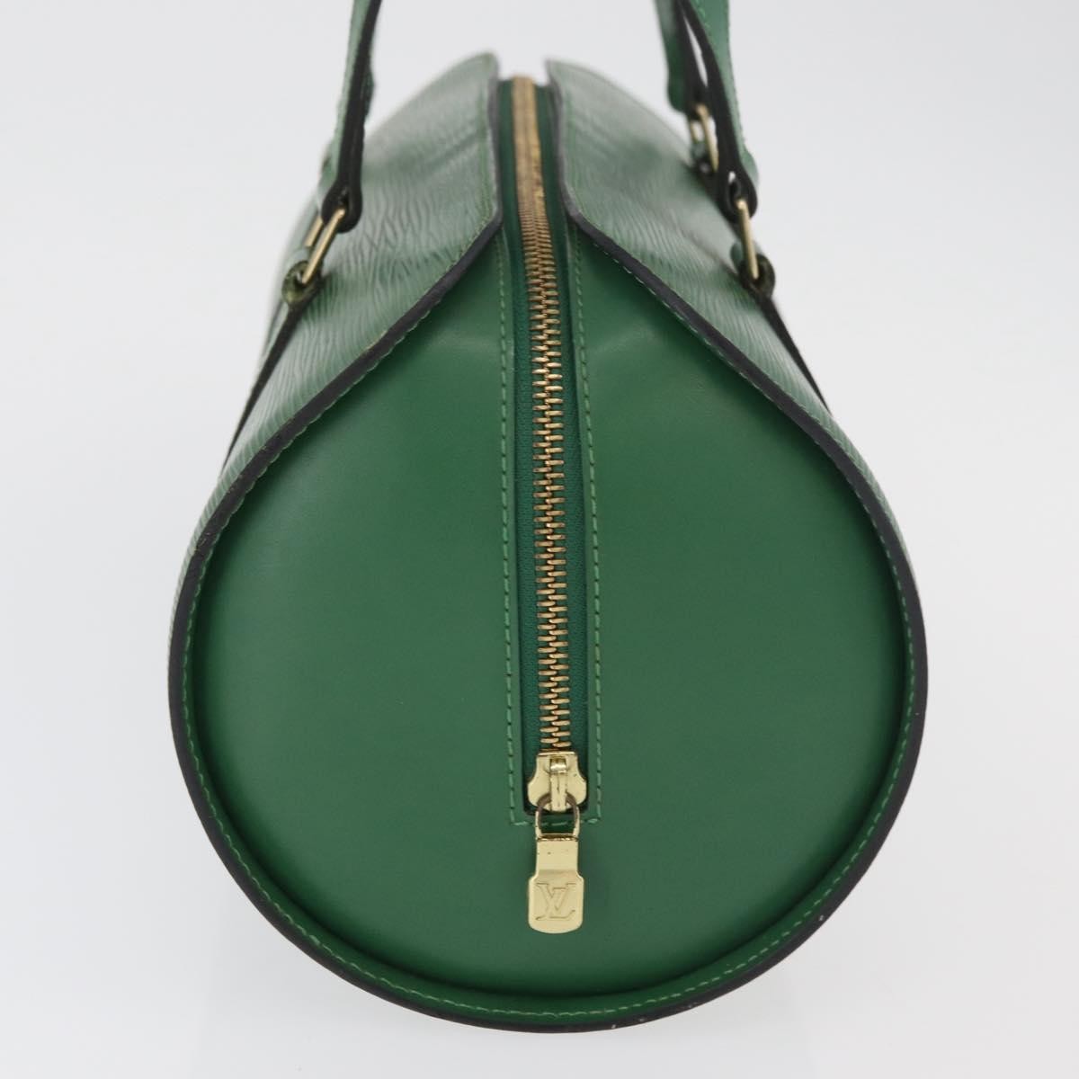 Louis Vuitton Soufflot Handbag Epi Leather, Green, Leather, Handbag