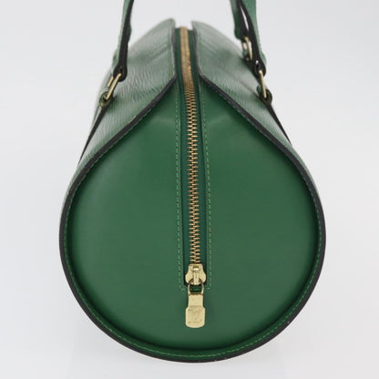 Louis Vuitton Soufflot Handbag Epi Leather, Green, Leather, Handbag