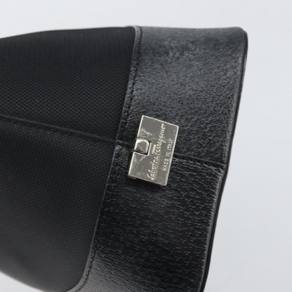 Salvatore Ferragamo Vintage Tote bag Canvas, BLACK, CANVAS, Tote bag