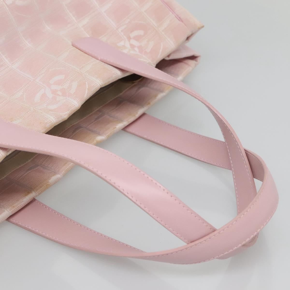 Chanel Travel Line Tote Nylon, PINK, NYLON, Tote bag