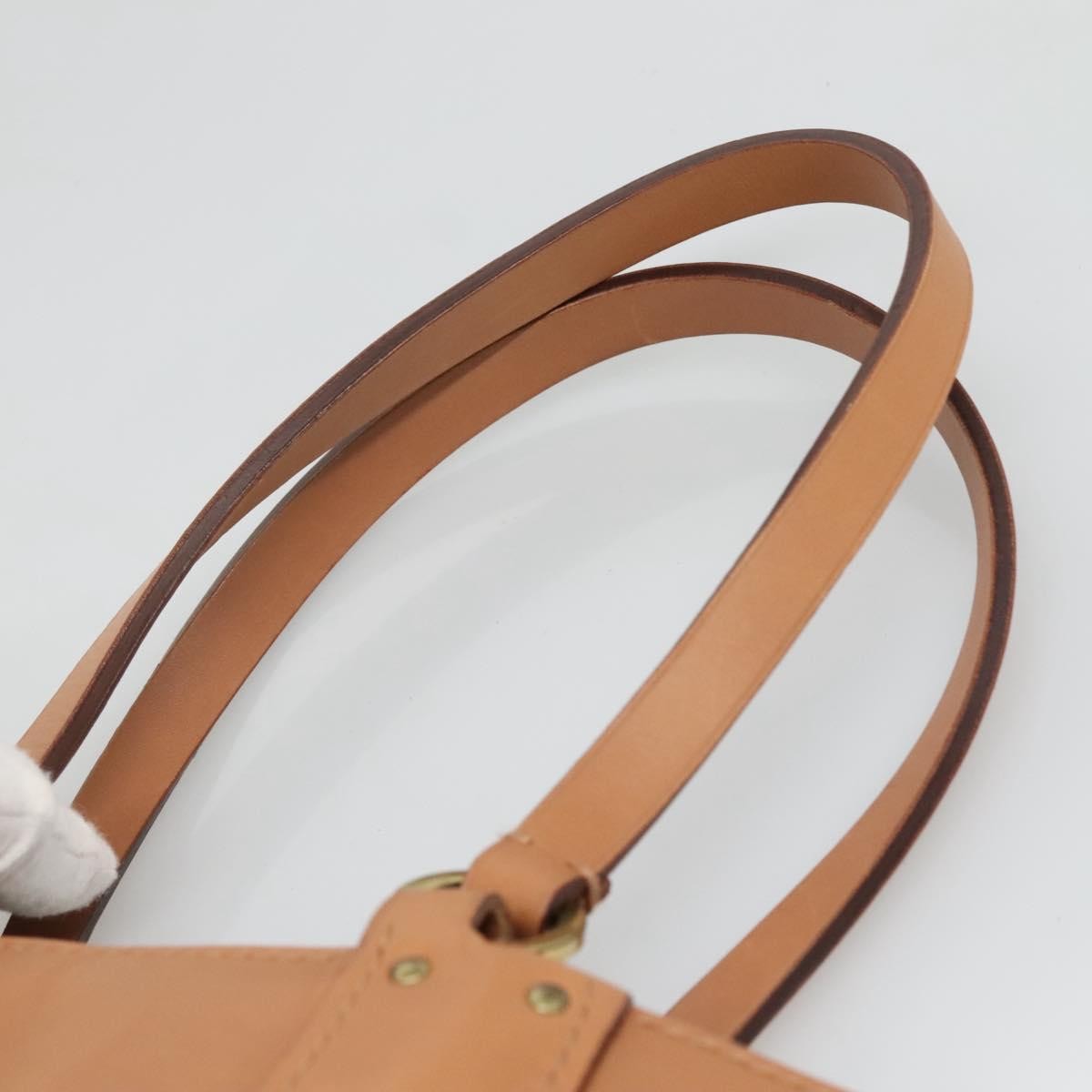 Gucci Vintage Handbag Leather, BEIGE, LEATHER, Handbag