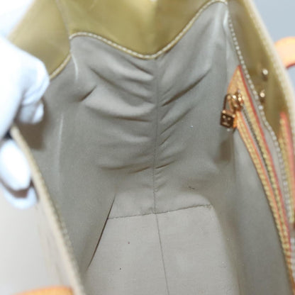 Louis Vuitton Reade Handbag Monogram Vernis, Beige, Patent Leather, Handbag