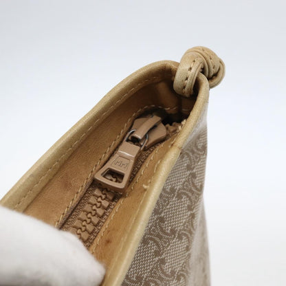 Celine Vintage Macadam Shoulder Bag Canvas, BEIGE, CANVAS, Shoulder bag
