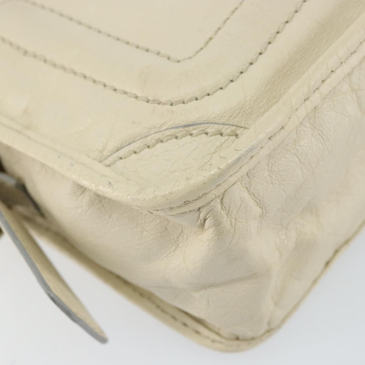 Chloe Vintage handbag Leather, WHITE, LEATHER, Handbag