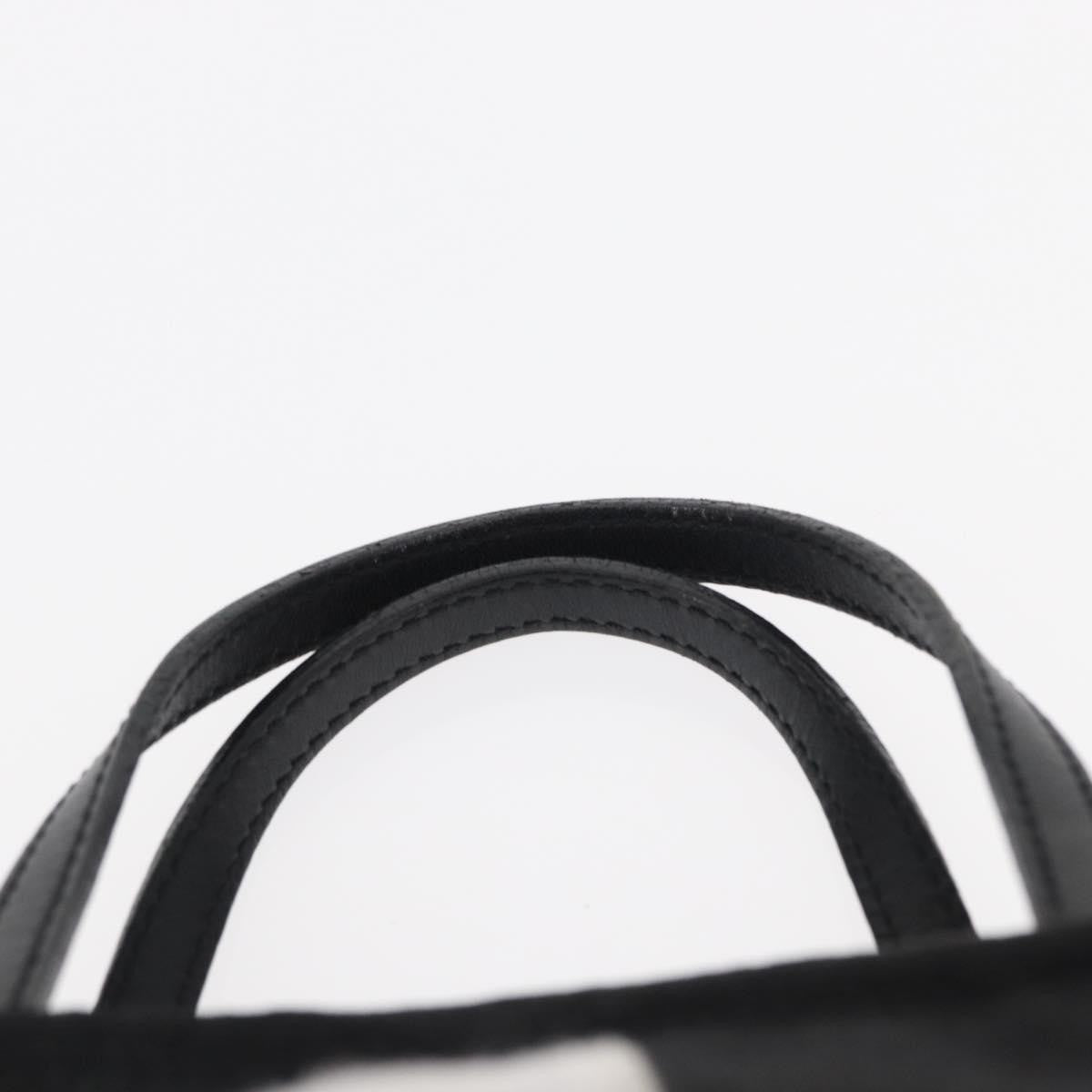 Fendi Vintage Handbag Canvas, Black, Canvas, Handbag