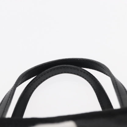 Fendi Vintage Handbag Canvas, Black, Canvas, Handbag