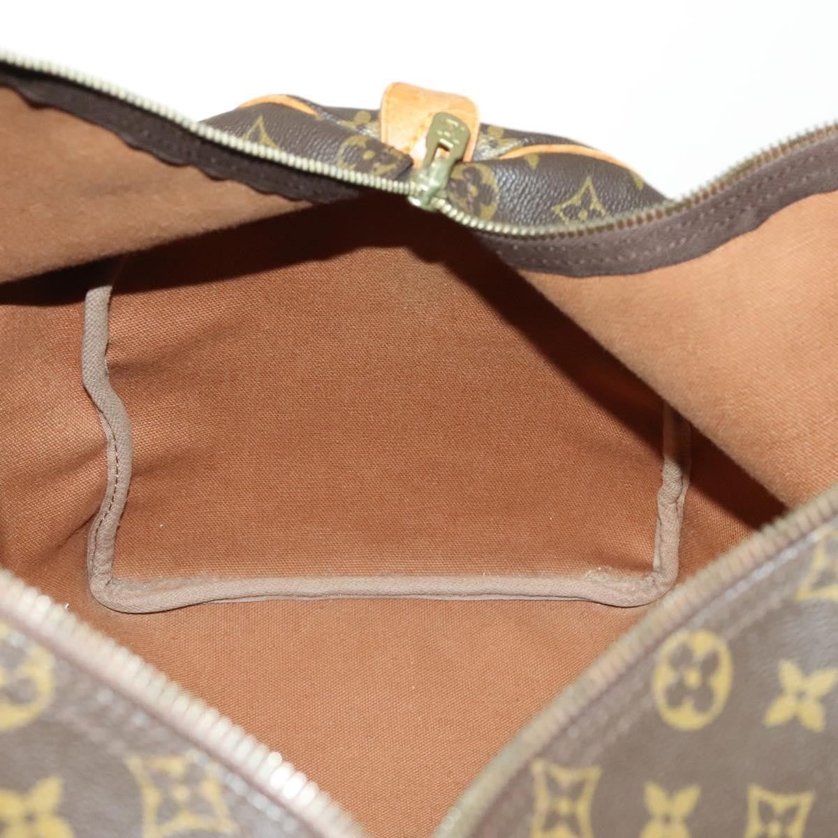 Louis Vuitton Keepall Bag Monogram Canvas, BROWN, CANVAS, Travel bag
