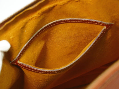 Louis Vuitton Alma Handbag Epi Leather, BROWN, LEATHER, Handbag