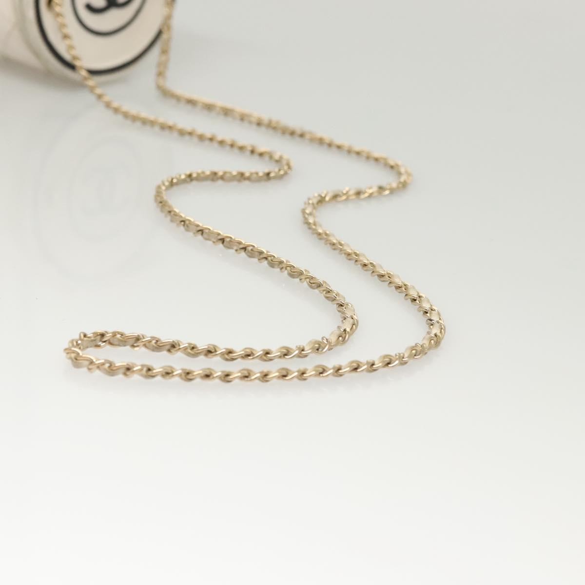 Chanel CC Round Vanity Case with Chain Quilted Lambskin, WHITE, LEATHER, Shoulder bag