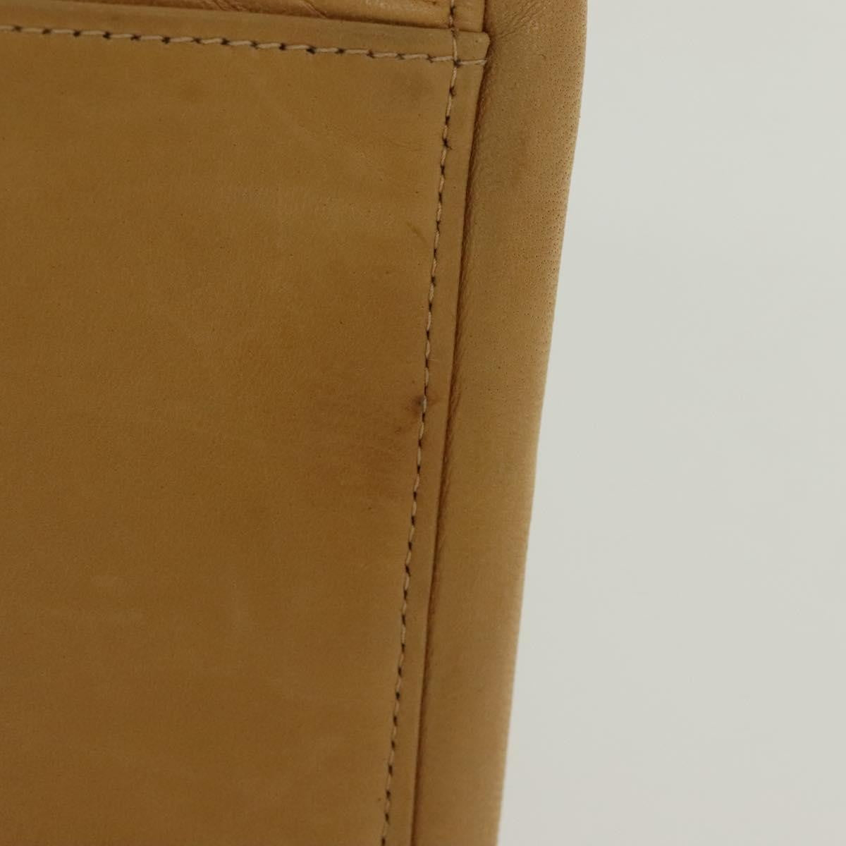 Chanel Chocolate Bar Flap Bag Quilted Lambskin, BEIGE, LEATHER, Shoulder bag