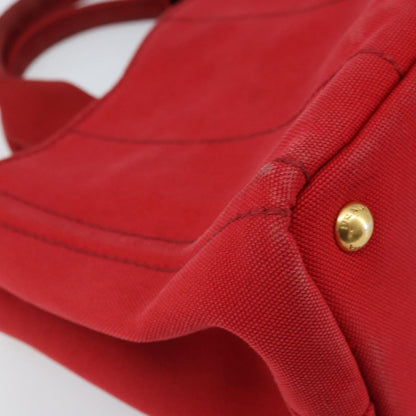 Prada Canapa Tote Canvas, Red, Canvas, Tote Bag