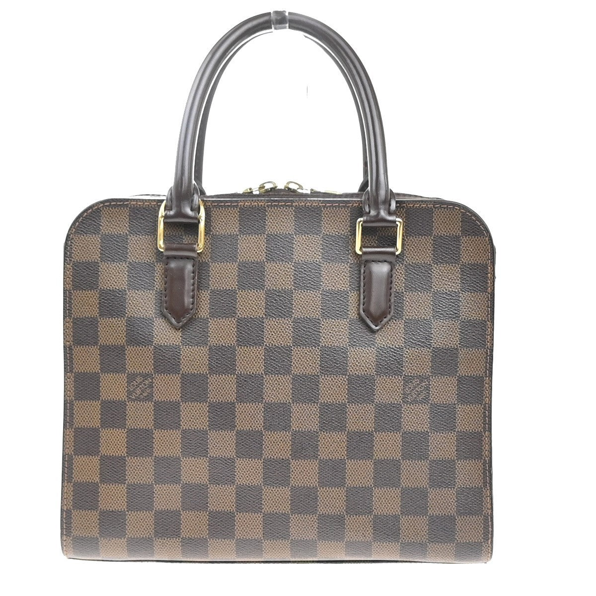 Louis Vuitton Triana Bag Damier, Brown, Canvas, Handbag