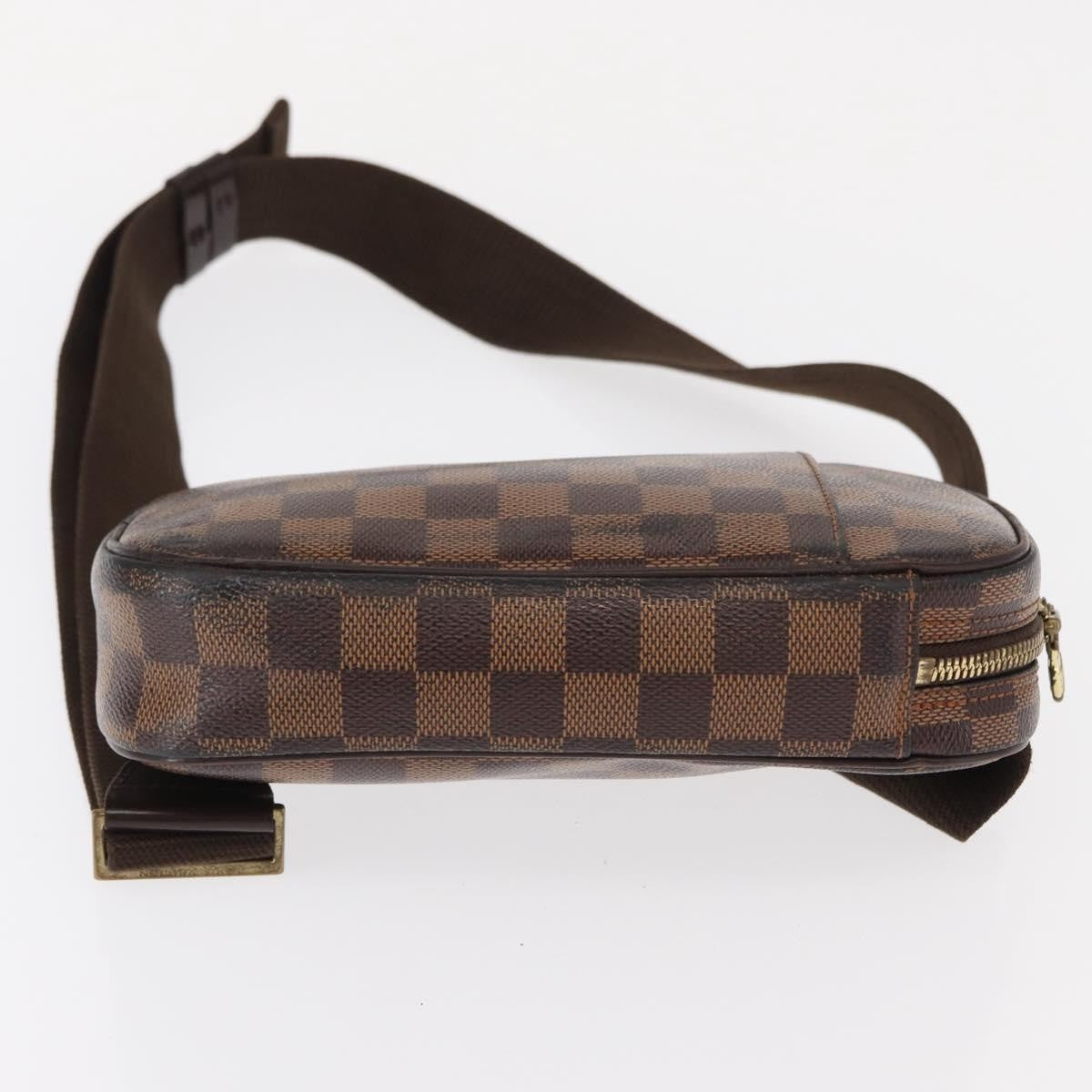Louis Vuitton Pochette Gange Damier, Brown, Canvas, Clutch