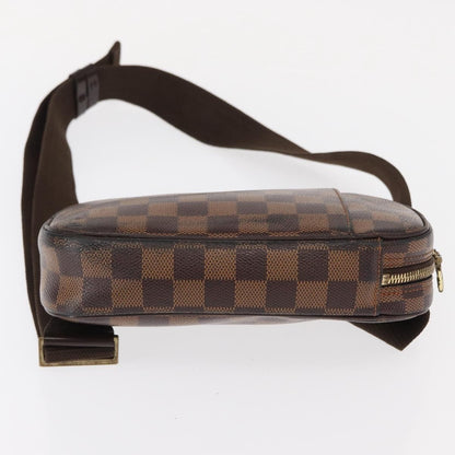 Louis Vuitton Pochette Gange Damier, Brown, Canvas, Clutch