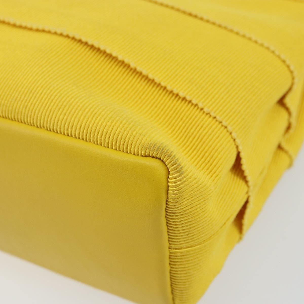 Salvatore Ferragamo Vala Handbag Nylon, YELLOW, NYLON, Handbag