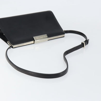 Valentino Garavani Vintage shoulder bag Leather, BLACK, LEATHER, Shoulder bag