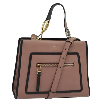 Fendi Runaway Bag Leather, PINK, LEATHER, Handbag