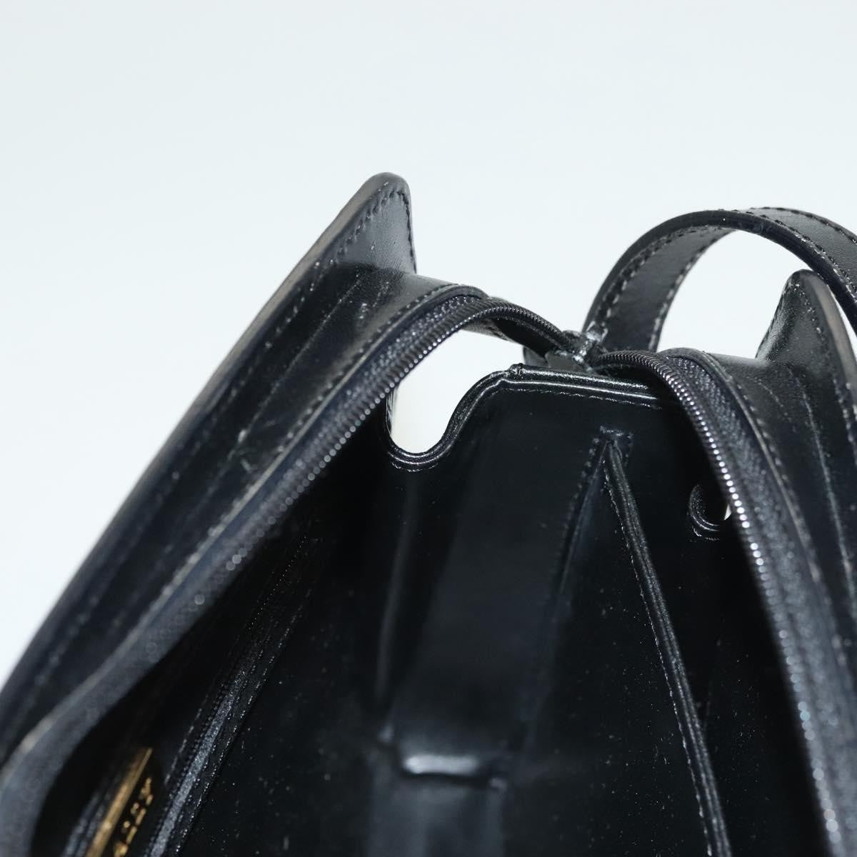 Bally Vintage Shoulder Bag Leather, Black, Leather, Shoulder Bag