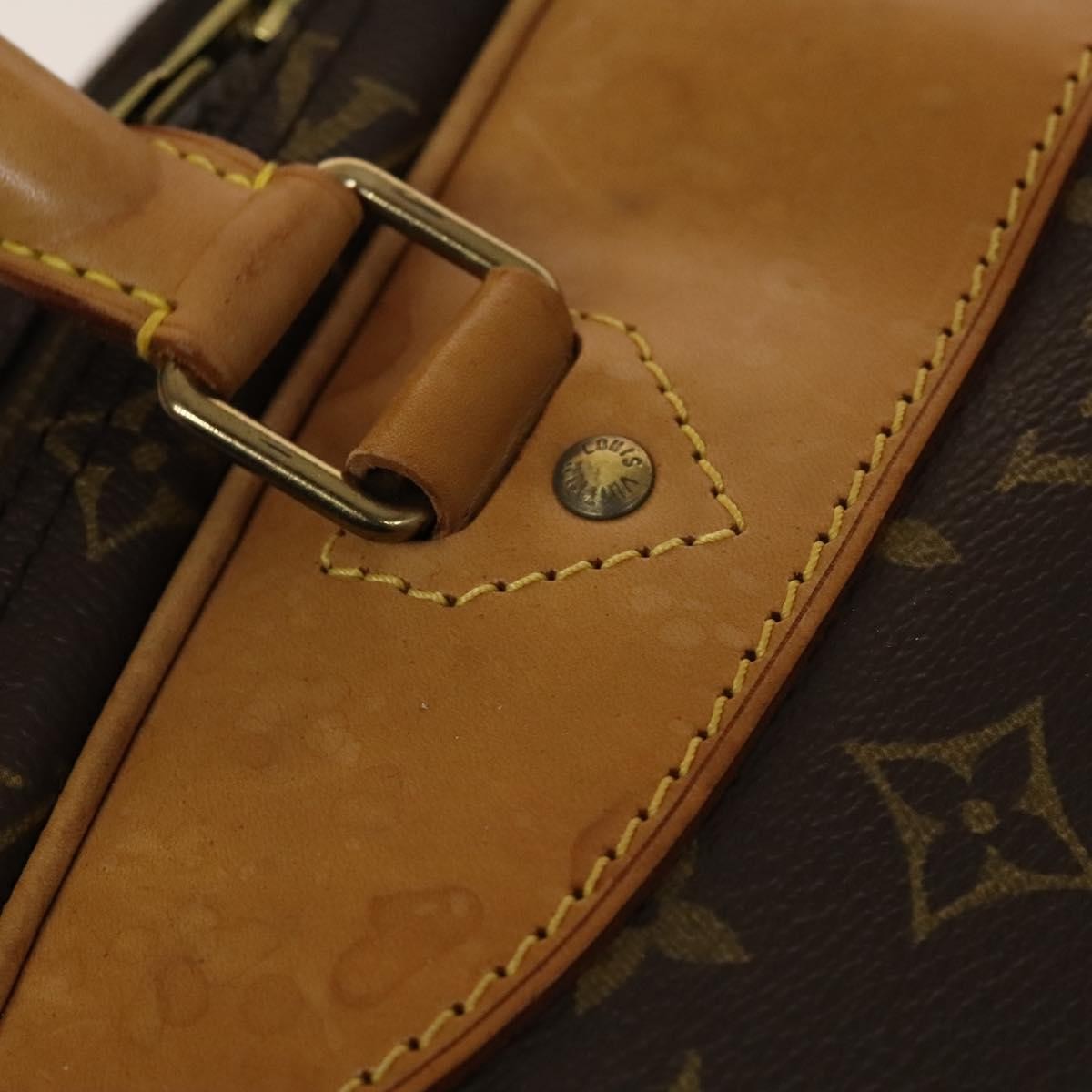 Louis Vuitton Alize Bag Monogram Canvas, BROWN, CANVAS, Travel bag