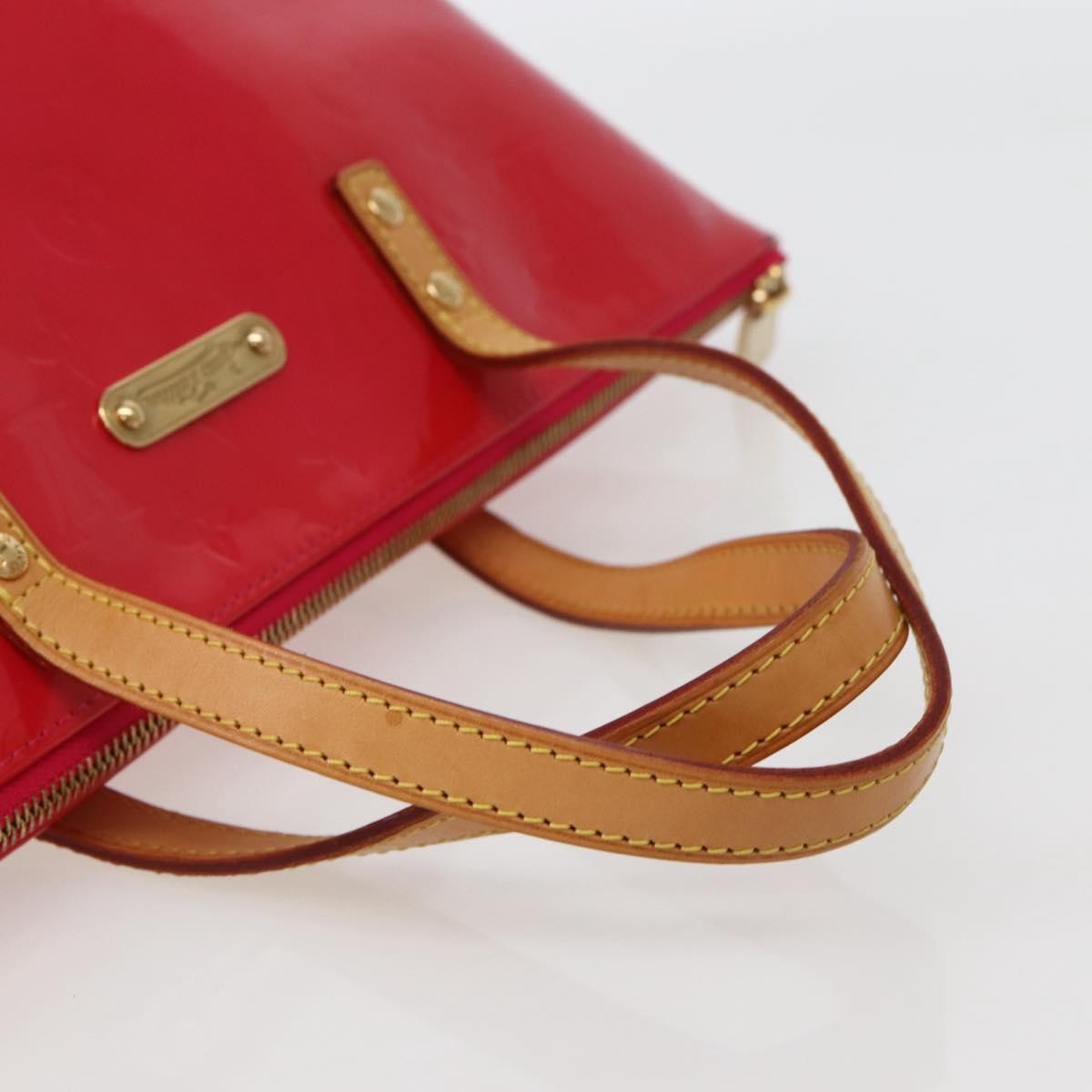 Louis Vuitton Bellevue Handbag Monogram Vernis, PINK, PATENT_LEATHER, Tote bag