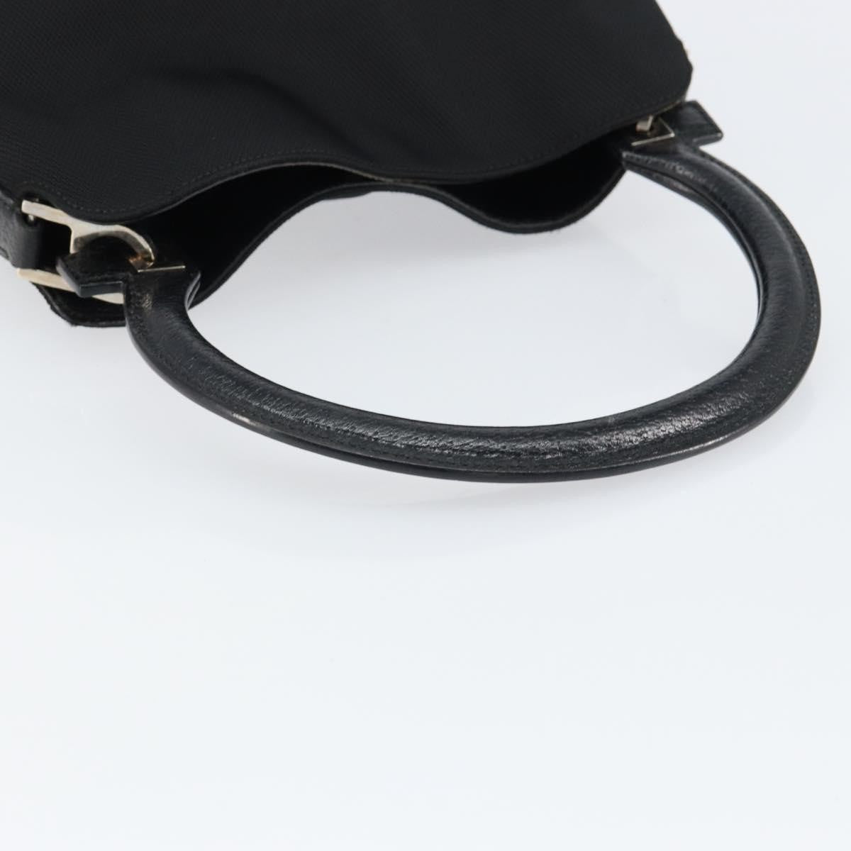 Salvatore Ferragamo Vintage Handbag Nylon, Black, Nylon, Handbag