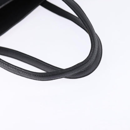 Salvatore Ferragamo Amy Tote Pebbled Leather, BLACK, LEATHER, Tote bag