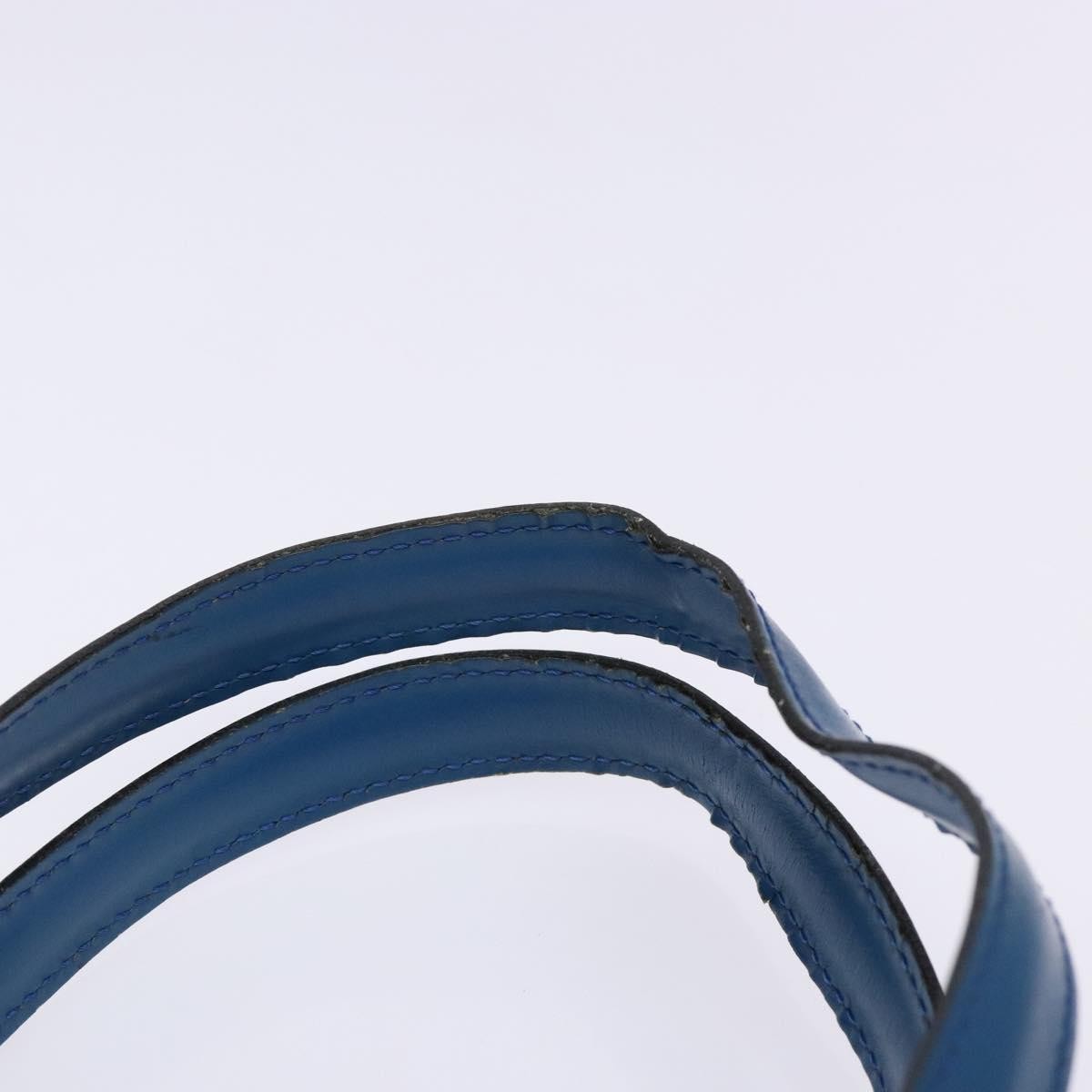 Louis Vuitton Saint Jacques Handbag Epi Leather, BLUE, LEATHER, Shoulder bag