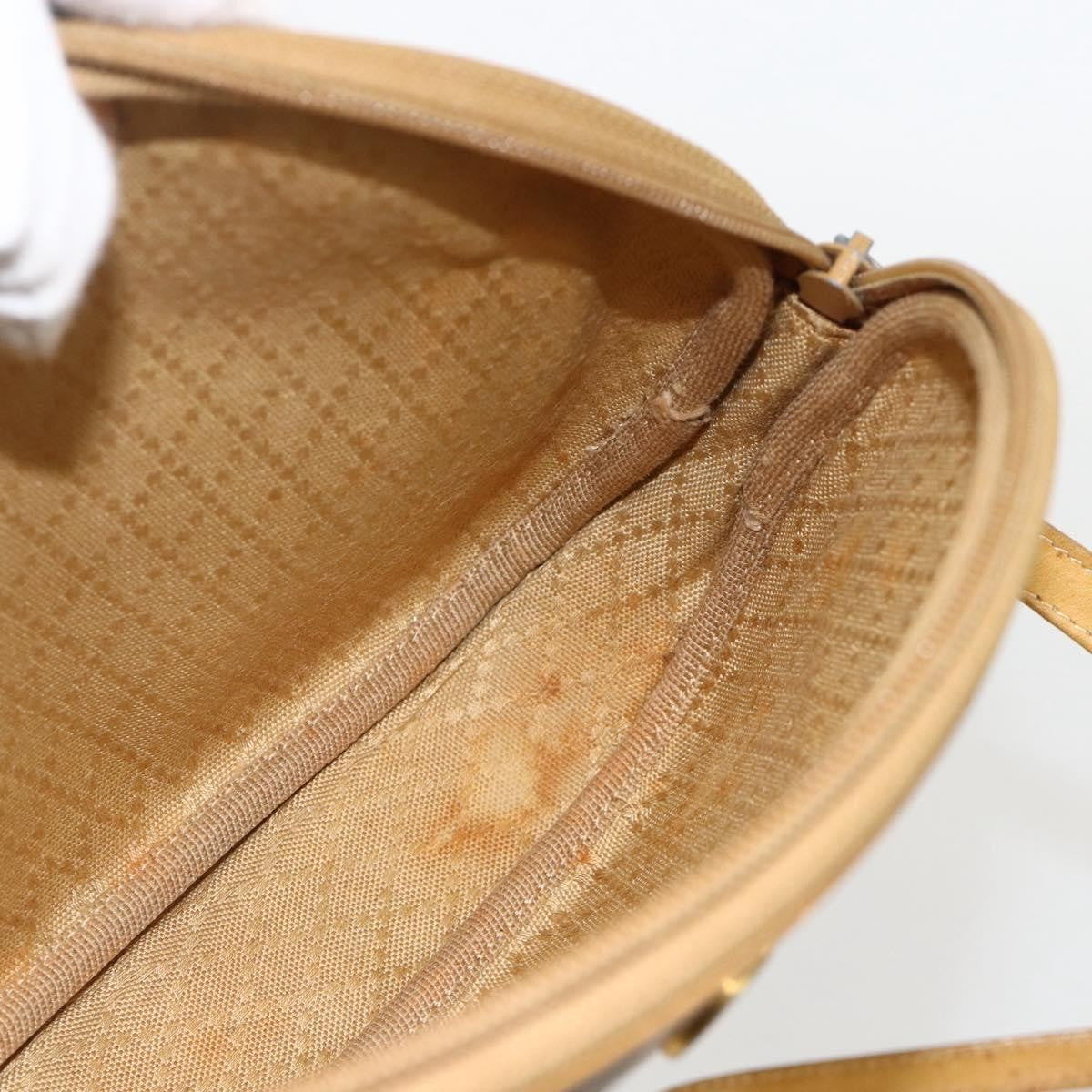 Gucci Micro GG supreme shoulder bag GG canvas, Beige, PVC, Shoulder Bag