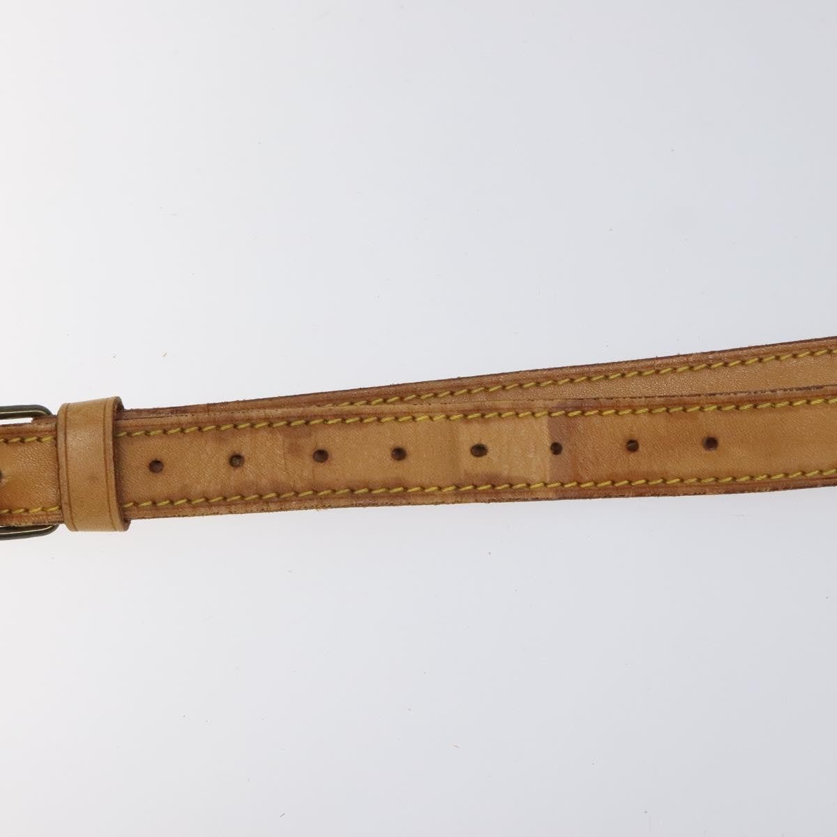 Louis Vuitton Adjustable Shoulder Strap Vachetta Leather, BEIGE, LEATHER, Straps