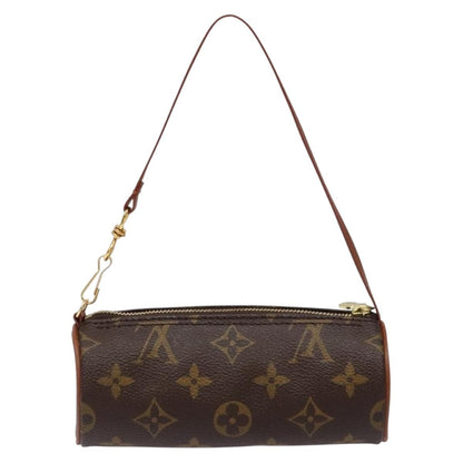 Louis Vuitton Papillon Pochette Monogram Canvas, BROWN, CANVAS, Handbag