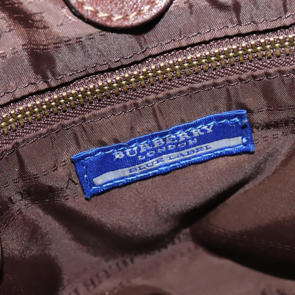 Burberry Blue Label Handbag Wool, BROWN, WOOL, Shoulder bag