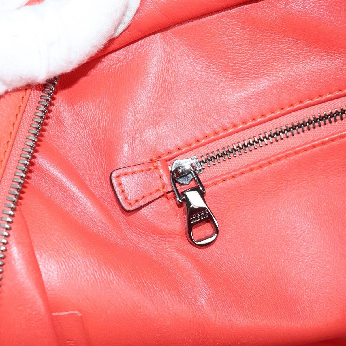 Loewe Amazona Bag Leather, ORANGE, LEATHER, Handbag