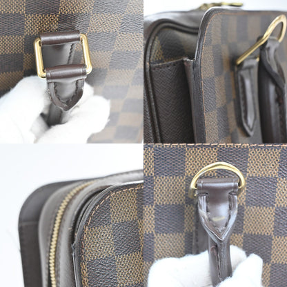 Louis Vuitton Triana Bag Damier, Brown, Canvas, Handbag