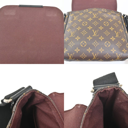 Louis Vuitton District Messenger Bag Macassar Monogram Canvas, BROWN, CANVAS, Shoulder bag