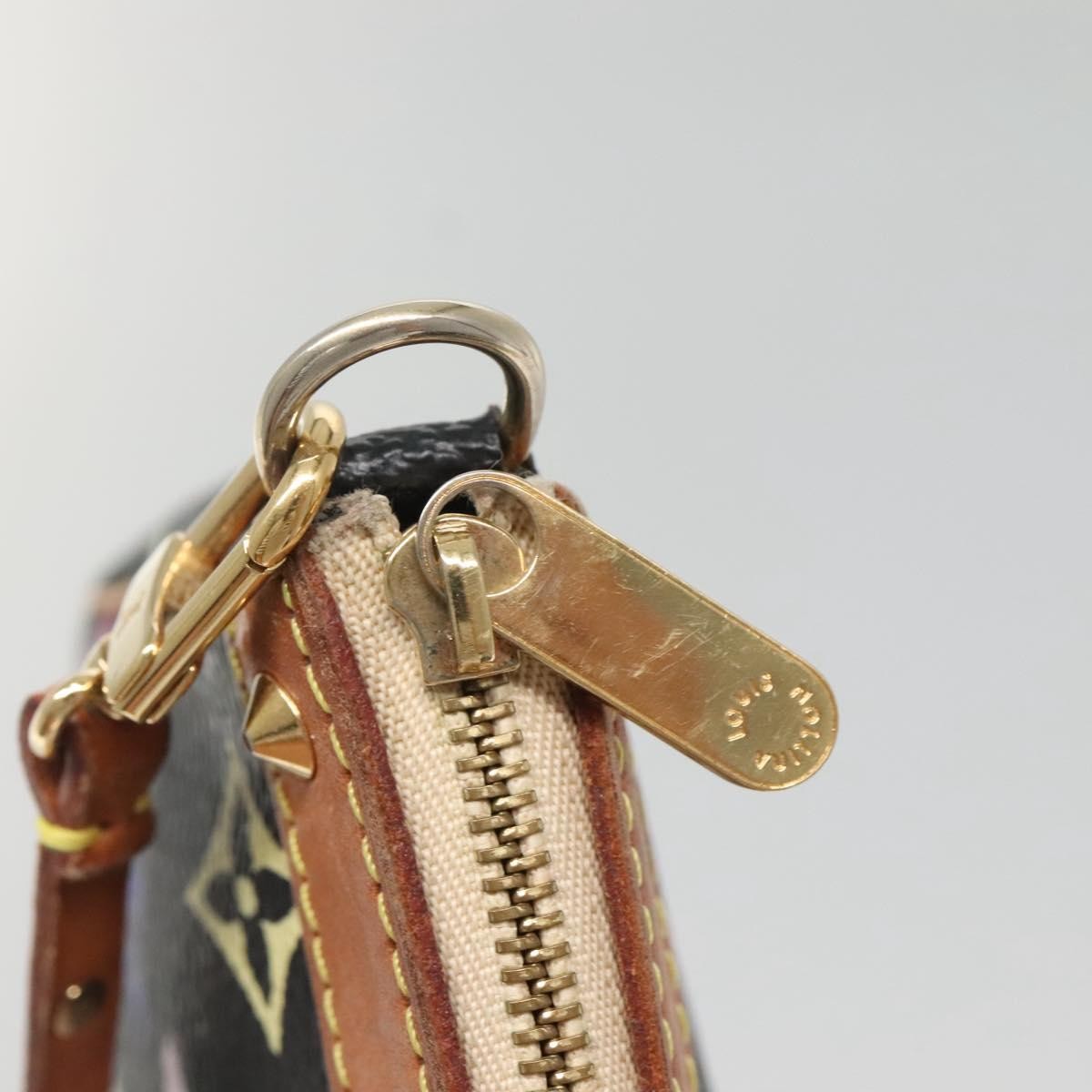 Louis Vuitton Pochette Accessoires Monogram Multicolor, MULTICOLOUR, CANVAS, Clutche & pouche
